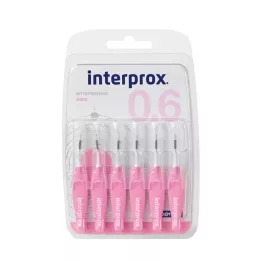 INTERPROX nano rosa Interdentalbürste Blister, 6 St