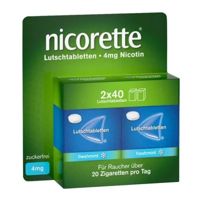 nicorette Lutschtabletten, 4 mg Nikotin, 80 St