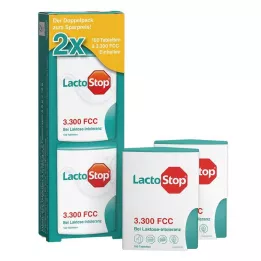 LACTOSTOP 3.300 FCC Tabletten Klickspender Dop.Pa., 2X100 St
