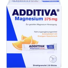 ADDITIVA Magnesium 375 mg Sticks Orange, 20 St