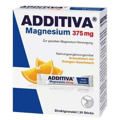 ADDITIVA Magnesium 375 mg Sticks Orange, 20 St