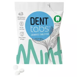 DENTTABS Zahnputztabletten stevia-mint o.Fluorid, 125 St