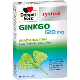 DOPPELHERZ Ginkgo 120 mg system Filmtabletten, 30 St