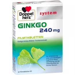 DOPPELHERZ Ginkgo 240 mg system Filmtabletten, 30 St