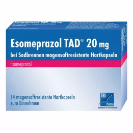 ESOMEPRAZOL TAD 20 mg bei Sodbrennen msr.Hartkaps., 14 St