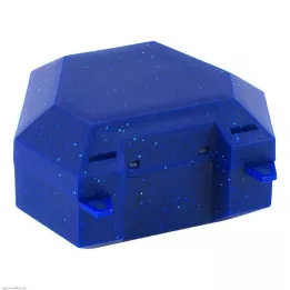 ZAHNSPANGENBOX mit Kordel blau mit Glitzer, 1 St