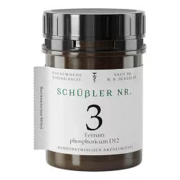 SCHÜSSLER Nr.3 Ferrum phosphoricum D 12 Tabletten, 400 St
