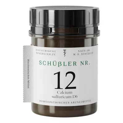 SCHÜSSLER Nr.12 Calcium sulfuricum D 6 Tabletten, 400 St