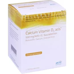CALCIUM VITAMIN D3 acis 500 mg/400 I.E. Kautabl., 100 St