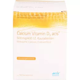 CALCIUM VITAMIN D3 acis 500 mg/400 I.E. Kautabl., 120 St