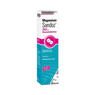 MAGNESIUM SANDOZ 243 mg Brausetabletten, 20 St