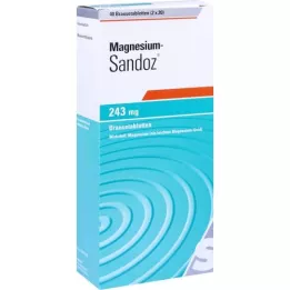 MAGNESIUM SANDOZ 243 mg Brausetabletten, 40 St