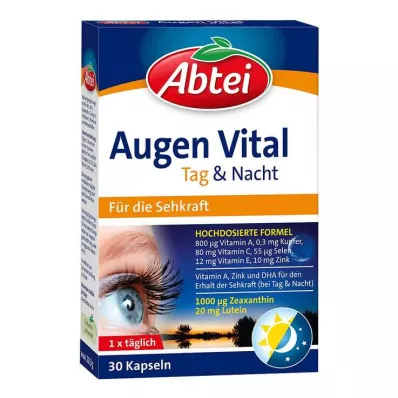 Abtei Augen Vital Tag &amp; Nacht Kapseln, 30 St