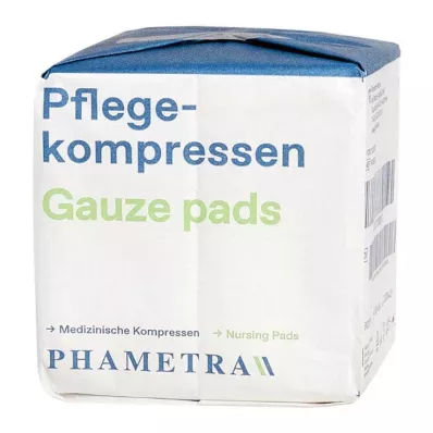 Pflegekompressen Vlies 10x10 cm unsteril 4fach, 100 St