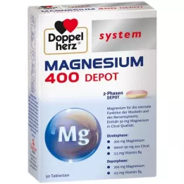 DOPPELHERZ Magnesium 400 Depot system Tabletten, 30 St