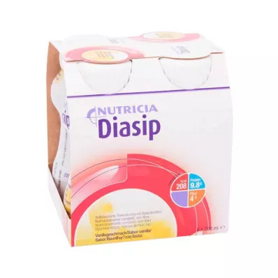 DIASIP Vanillegeschmack, 4X200 ml