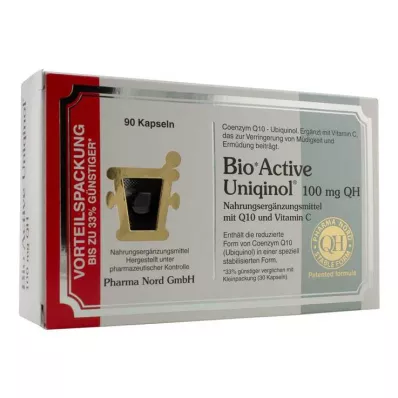 Bio Active Uniqinol 100 mg QH Kapseln, 90 St Bio Active Uniqinol 100 mg QH Kapseln, 90 St