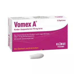 VOMEX A Kinder-Suppositorien 70 mg forte, 5 St