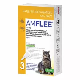 AMFLEE 50 mg Spot-on Lösung z.Auftropfen f.Katzen, 3 St