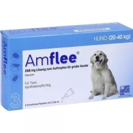 AMFLEE 268 mg Spot-on Lsg.f.große Hunde 20-40kg, 3 St