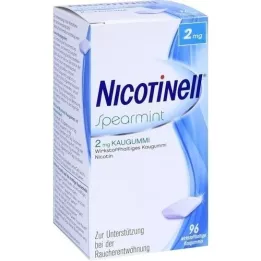 NICOTINELL Kaugummi Spearmint 2 mg, 96 St