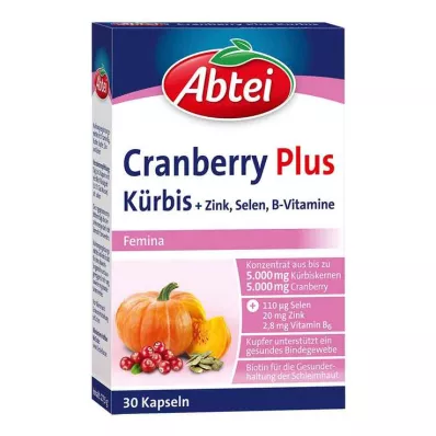 ABTEI Kürbis Plus Cranberry Kapseln, 30 St