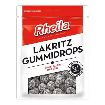 RHEILA Lakritz Gummidrops mit Zucker, 90 g RHEILA Lakritz Gummidrops mit Zucker, 90 g