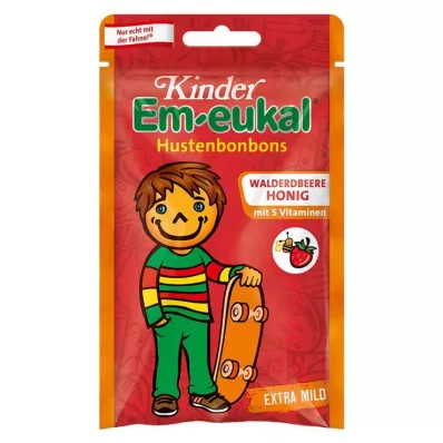EM Eukal Kinder Bonbons Walderdbeere-Honig zh., 75 g
