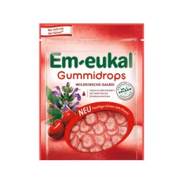 EM-EUKAL Gummidrops Wildkirsche-Salbei zuckerhalt., 90 g