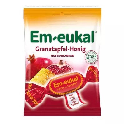 Em-eukal Hustenbonbons Granatapfel-Honig zuckerhaltig, 75 g Em-eukal Hustenbonbons Granatapfel-Honig zuckerhaltig, 75 g