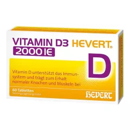 Vitamin D3 Hevert 2.000 I.E. Tabletten, 60 St