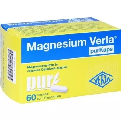 MAGNESIUM VERLA purKaps vegane Kapseln z.Einnehmen, 60 St