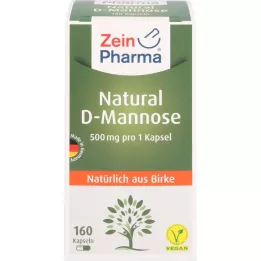 NATURAL D-Mannose 500 mg Kapseln, 160 St