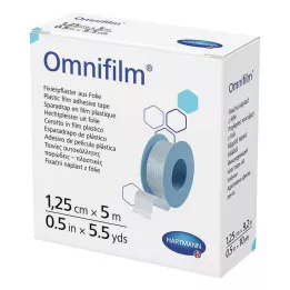 OMNIFILM Fixierpflaster Folie 1,25 cmx5 m, 1 St