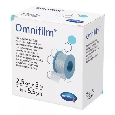 Omnifilm Fixierpflaster Folie 2,5 cmx5 m, 1 St
