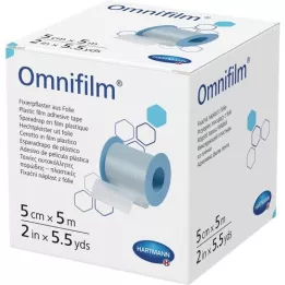 OMNIFILM Fixierpflaster Folie 5 cmx5 m, 1 St