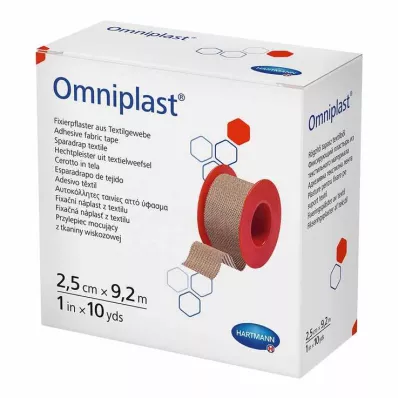 Omniplast Fixierpflaster Textilgew.2,5 cmx9,2 m, 1 St