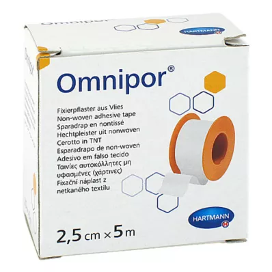 Omnipor Fixierpflaster Vlies 2,5 cmx5 m, 1 St