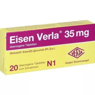 EISEN VERLA 35 mg überzogene Tabletten, 20 St