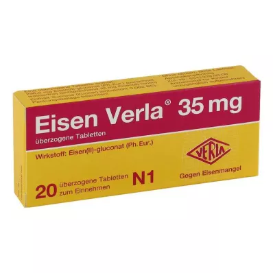 EISEN VERLA 35 mg überzogene Tabletten, 20 St