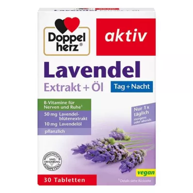 Doppelherz Lavendel Extrakt + Öl Tabletten, 30 St Doppelherz Lavendel Extrakt + Öl Tabletten, 30 St
