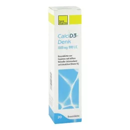 CALCI D3-Denk 1.000 mg/880 I.E. Brausetabletten, 20 St