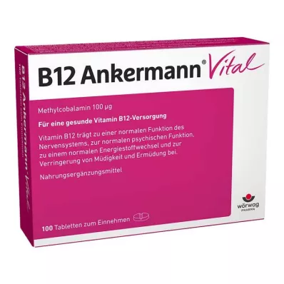 B12 ANKERMANN Vital Tabletten, 100 St B12 ANKERMANN Vital Tabletten, 100 St