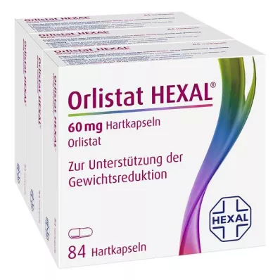 ORLISTAT HEXAL 60 mg Hartkapseln, 3X84 St ORLISTAT HEXAL 60 mg Hartkapseln, 3X84 St