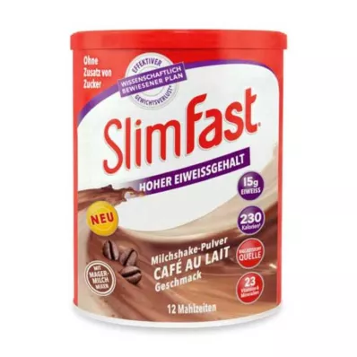 SLIM FAST Pulver Cafe au Lait, 438 g