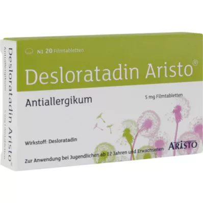 DESLORATADIN Aristo 5 mg Filmtabletten, 20 St