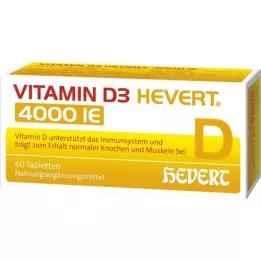 VITAMIN D3 HEVERT 4.000 I.E. Tabletten, 60 St