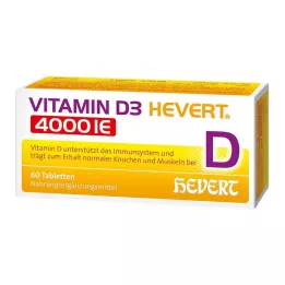 VITAMIN D3 HEVERT 4.000 I.E. Tabletten, 60 St