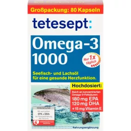 TETESEPT Omega-3 1000 Kapseln, 80 St