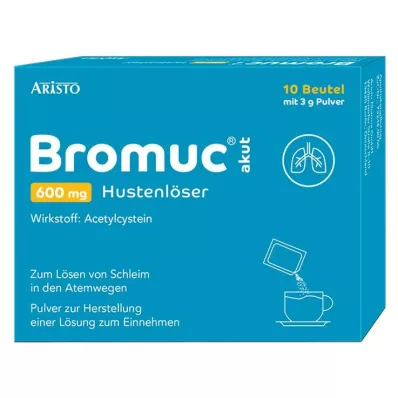 BROMUC akut 600 mg Hustenlöser Plv.z.H.e.L.z.Einn., 10 St